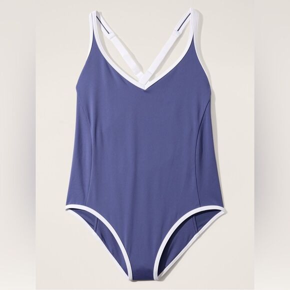 Athleta Blue One Piece Swimsuit - Picture 4 of 9
